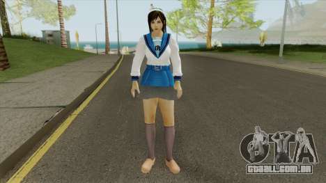 Kokoro Schoolgirl (Reskinned) para GTA San Andreas