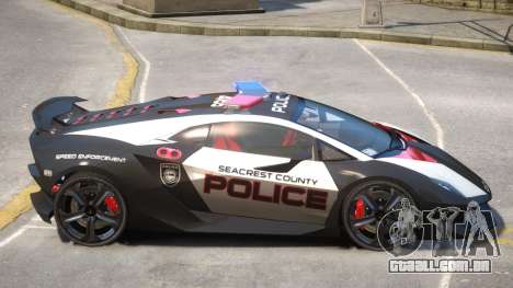 Lamborghini Sesto Police V1.2 para GTA 4