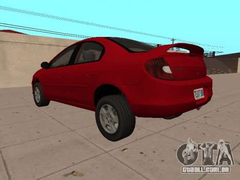 Dodge Neon Série De 2002 para GTA San Andreas