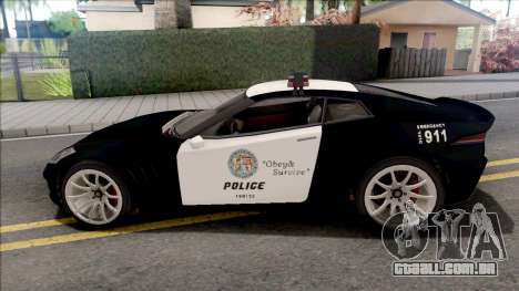 GTA 5 Invetero Coquette Police para GTA San Andreas