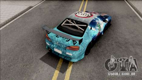 Nissan Silvia S15 Kimetsu no Yaiba Paintjob para GTA San Andreas