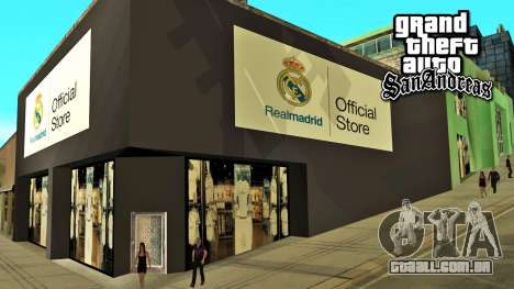 O Real Madrid Loja para GTA San Andreas
