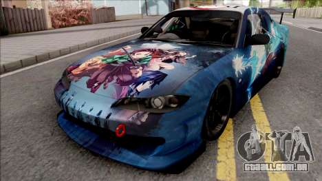 Nissan Silvia S15 Kimetsu no Yaiba Paintjob para GTA San Andreas