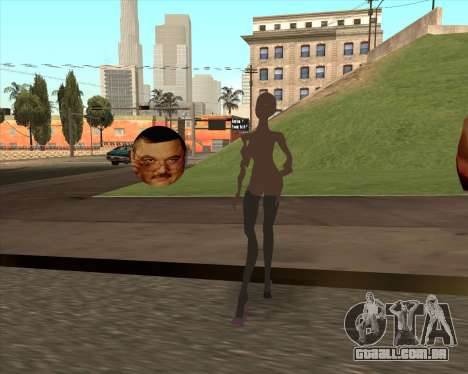 Scary woman nude bald para GTA San Andreas