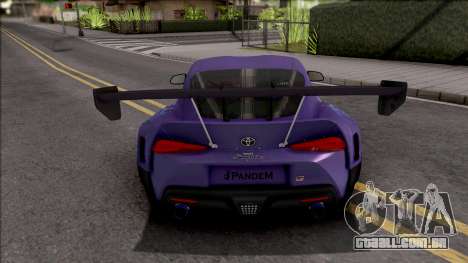 Toyota Supra A90 2019 Rocket Bunny Pandem para GTA San Andreas