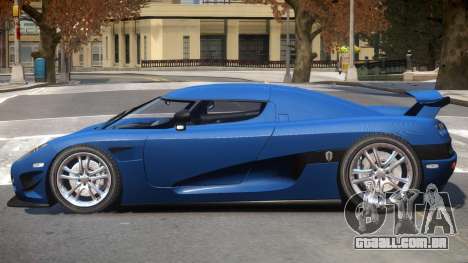 Koenigsegg CCXR V01 para GTA 4