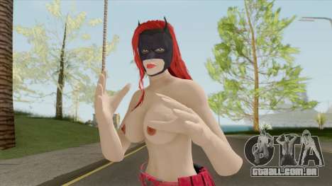 Batwoman Nude para GTA San Andreas