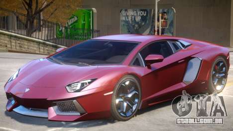 Lambo Aventador V1.1 para GTA 4