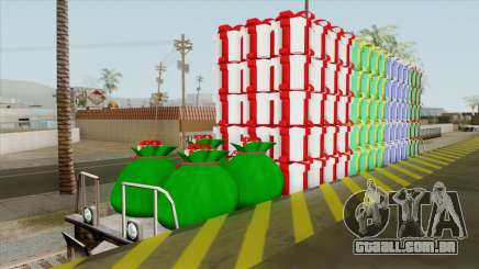 Christmas Railway Wagon para GTA San Andreas
