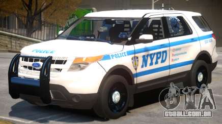 Ford Explorer V1 Police para GTA 4