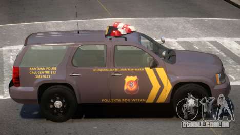 Chevrolet Tahoe Y12 Police para GTA 4