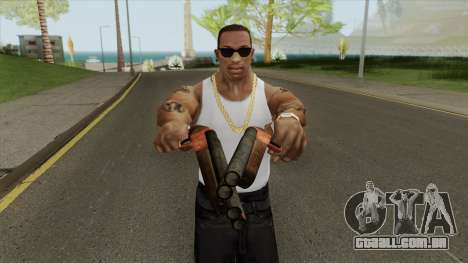 Double Barrel Shotgun GTA V (Orange) para GTA San Andreas