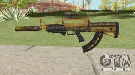 Bullpup Rifle (Three Upgrade V4) Main Tint GTA V para GTA San Andreas