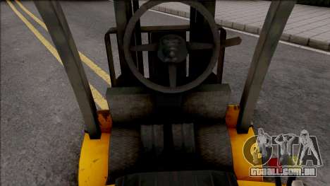 GTA V HVY Forklift SA Style para GTA San Andreas