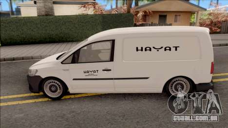 Volkswagen Caddy Hayat TV para GTA San Andreas