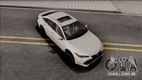 Toyota Avalon Hybrid 2020 White para GTA San Andreas