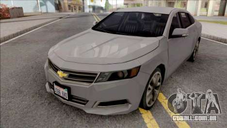 Chevrolet Impala 2018 Grey para GTA San Andreas