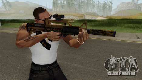 Bullpup Rifle (Three Upgrade V4) Main Tint GTA V para GTA San Andreas