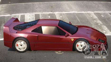 1987 Ferrari F40 para GTA 4