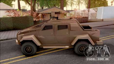GTA V HVY Insurgent Pick-Up SA Style para GTA San Andreas