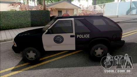 GMC Jimmy 2001 Police para GTA San Andreas