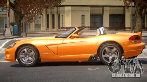 Dodge Viper Spider para GTA 4