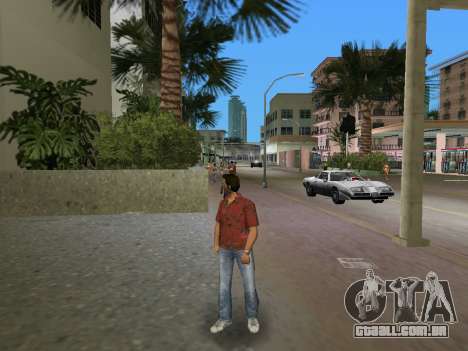 Qualidade de camisa vermelha para GTA Vice City