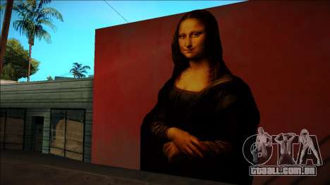 Mural De Mona Lisa para GTA San Andreas