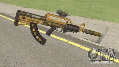 Bullpup Rifle (Three Upgrade V4) Main Tint GTA V para GTA San Andreas