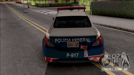 Nissan Versa 2019 Policia Federal Mexicana para GTA San Andreas