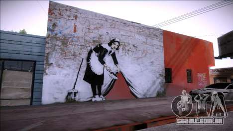 Grafites de Banksy para GTA San Andreas