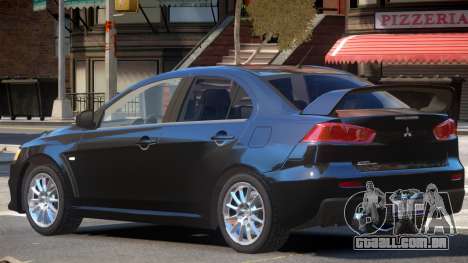 Mitsubishi Lancer X V1 para GTA 4