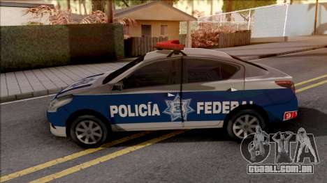 Nissan Versa 2019 Policia Federal Mexicana para GTA San Andreas