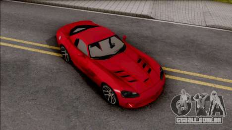 Dodge Viper SRT-10 Low Poly para GTA San Andreas