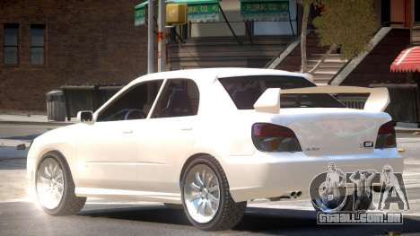 Subaru Impreza WRX ST para GTA 4