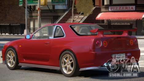 Nissan Skyline GT-R34 V1.1 para GTA 4