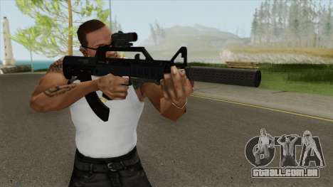 Bullpup Rifle (Three Upgrades V4) Old Gen GTA V para GTA San Andreas