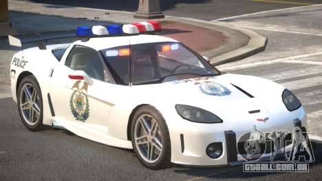 Chevrolet Corvette Police V1.1 para GTA 4