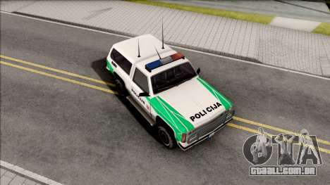 Lietuviska Police Ranger (Nauja) para GTA San Andreas