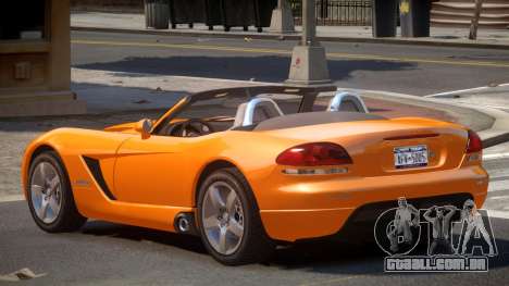 Dodge Viper Spider para GTA 4