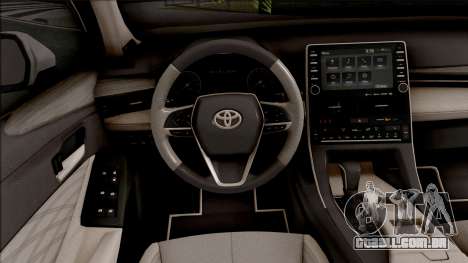 Toyota Avalon Hybrid 2020 White para GTA San Andreas