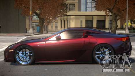 Lexus LFA V1.2 para GTA 4