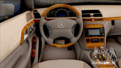 Mercedes-Benz W220 S65 AMG para GTA San Andreas