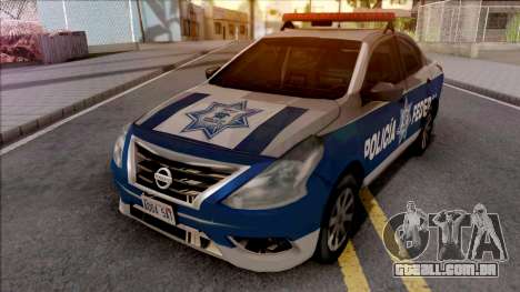 Nissan Versa 2019 Policia Federal Mexicana para GTA San Andreas