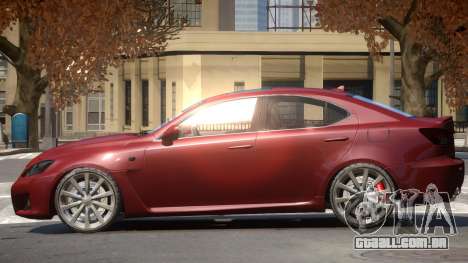 Lexus IS Comfortable para GTA 4