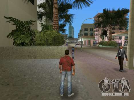 Qualidade de camisa vermelha para GTA Vice City