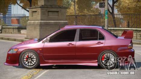 Lancer Evolution 8 V1 para GTA 4