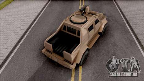GTA V HVY Insurgent Pick-Up SA Style para GTA San Andreas