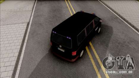 Volswagen Transporter T5 Policija para GTA San Andreas