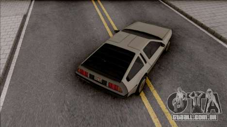 DeLorean DMC-12 1981 Grey para GTA San Andreas